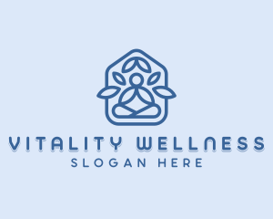 Health Wellness Meditation logo design