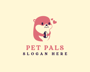 Hamster Pet Veterinarian logo design