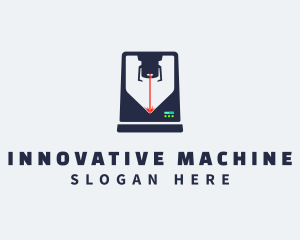 Machine - Laser Engraving Machine logo design