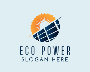 Renewable Energy - Sun Solar Energy logo design