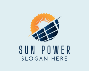 Solar - Sun Solar Energy logo design