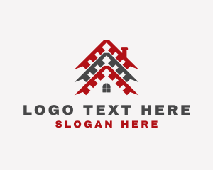 Industrial Home Roofing logo design
