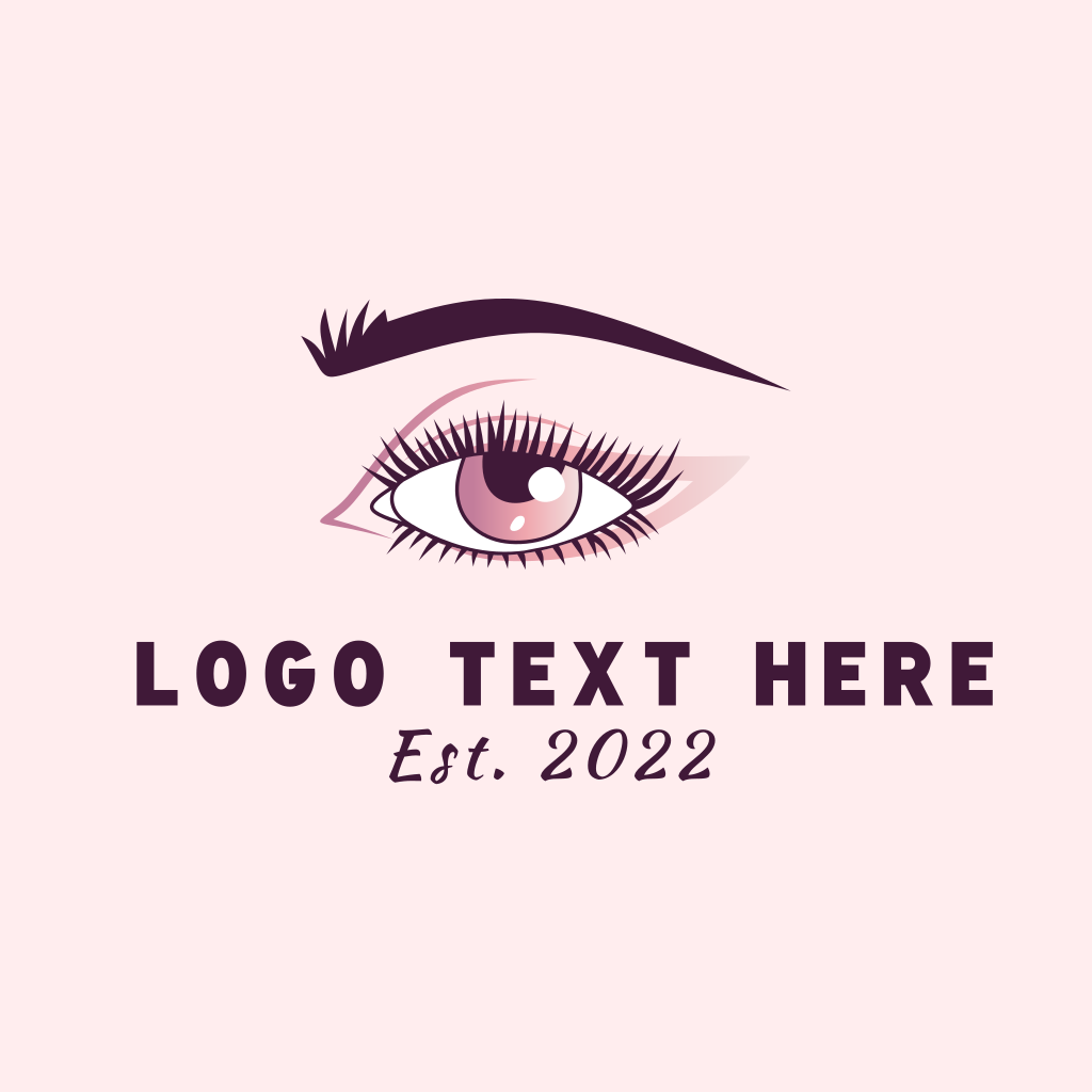 Lady Eyelash Beauty Product Logo | BrandCrowd Logo Maker