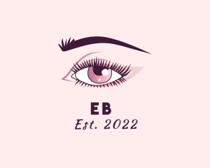 Feminine - Lady Eyelash Beauty Product logo design