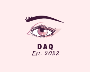 Eye - Lady Eyelash Beauty Product logo design