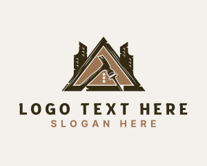 Roof - Hammer Roof Builder logo design