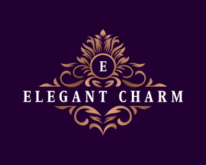 Elegant Floral Boutique logo design