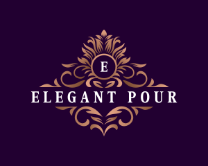 Elegant Floral Boutique logo design