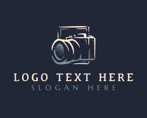 Photo Camera Lens Logo