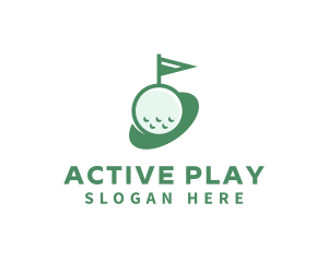 Recreation - Golf Ball Sports Tournament logo design