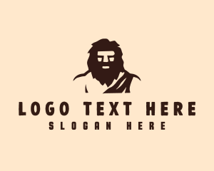 Heritage - Stone Age Caveman logo design