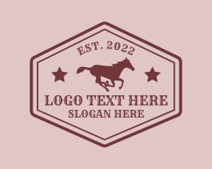Dairy Farm - Wild Horse Ranch logo design