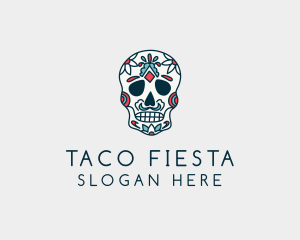 Mexican - Mexican Calavera Festival logo design
