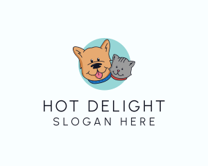 Dog Cat Veterinary  logo design