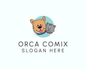 Pet Shop - Dog Cat Veterinary logo design