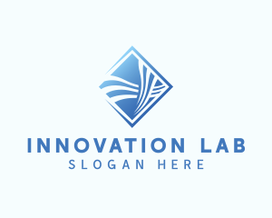 Biotech Innovation Wave  logo design