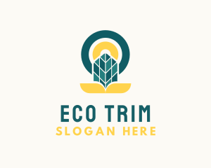 Solar Panel Eco logo design