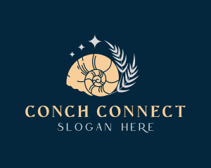 Conch - Sea Conch Shell logo design