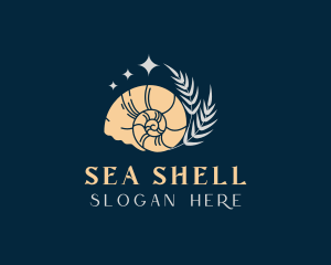 Shell - Sea Conch Shell logo design
