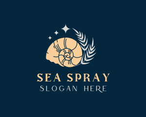 Sea Conch Shell logo design