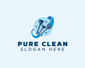 Janitorial Cleaning Products logo design