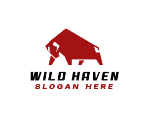 Wild Bull Horn  logo design