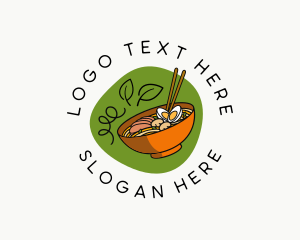 Oriental - Ramen Noodle Soup logo design