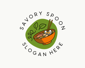 Soup - Ramen Noodle Soup logo design