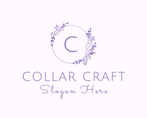 Floral Garland Flower Boutique logo design