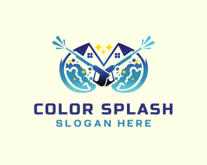 Pressure Wash Housekeeping logo design