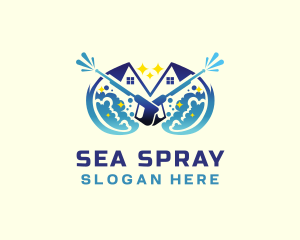 Pressure Wash Housekeeping logo design