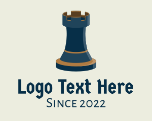 Watch - Medieval Rook Chess logo design