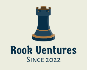 Rook - Medieval Rook Chess logo design