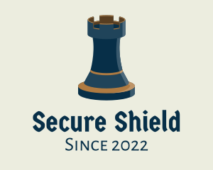 Safeguard - Medieval Rook Chess logo design