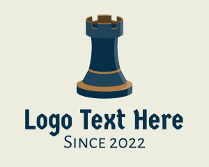 Rook - Medieval Rook Chess logo design