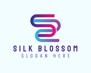 Letter S Flow logo design