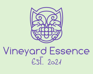 Grape Orchard Badge logo design