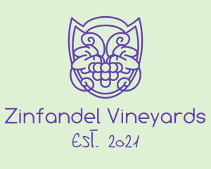 Grape Orchard Badge logo design