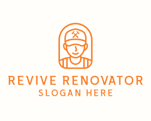 Renovator - Carpenter Build Service logo design