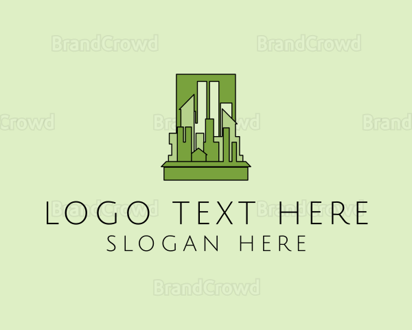 Green City Skyline Logo