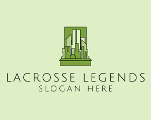 Green City Skyline  logo design