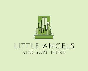 Contractor - Green City Skyline logo design