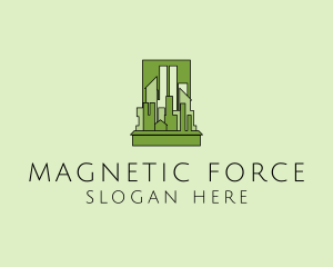 Green City Skyline  logo design