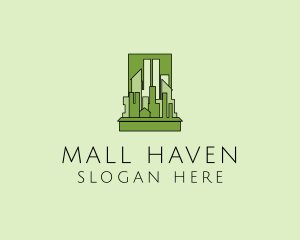 Green City Skyline  logo design