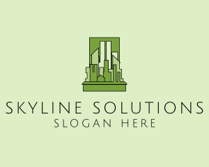 Skyline - Green City Skyline logo design