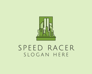 Urban Planning - Green City Skyline logo design