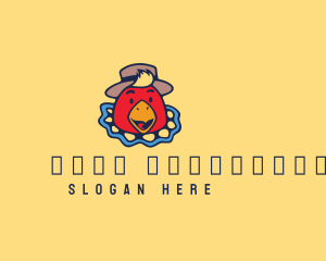 Mascot - Chicken Restaurant Hat logo design