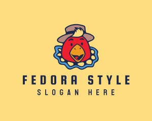 Chicken Restaurant Hat logo design