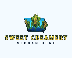 Iowa Sweet Corn Farm logo design