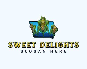 Iowa Sweet Corn Farm logo design